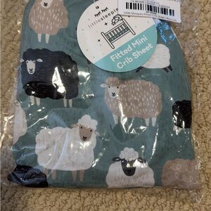Little Sleepies Sheep Mini Crib Sheet